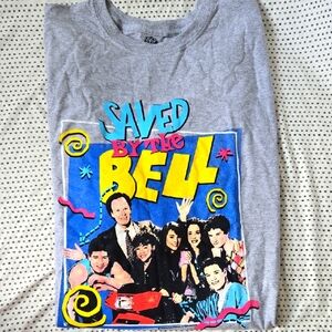Saved by the Bell Graphic T-Shirt - Gray